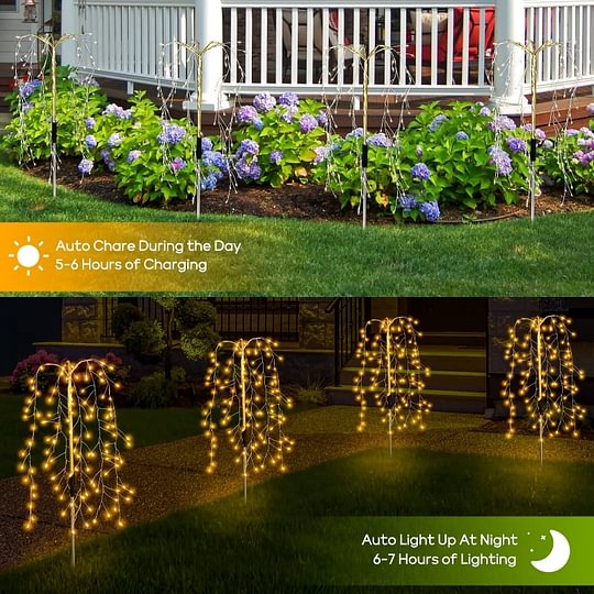 🌿💡 Lampa solară 100 LED-uri – Se aprinde la mișcare! Rezistentă la apă și soare. 💧🔋 Plată la livrare!