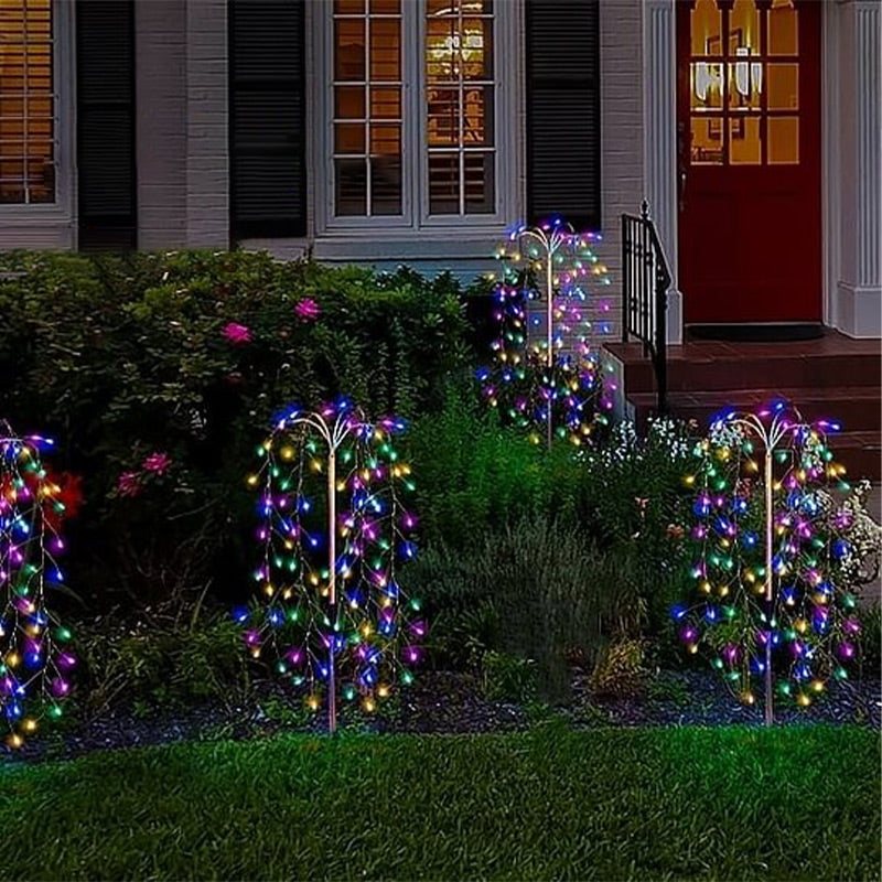 🌿💡 Lampa solară 100 LED-uri – Se aprinde la mișcare! Rezistentă la apă și soare. 💧🔋 Plată la livrare!