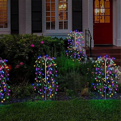 🌿💡 Lampa solară 100 LED-uri – Se aprinde la mișcare! Rezistentă la apă și soare. 💧🔋 Plată la livrare!