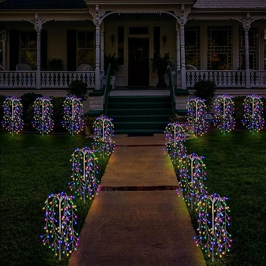 🌿💡 Lampa solară 100 LED-uri – Se aprinde la mișcare! Rezistentă la apă și soare. 💧🔋 Plată la livrare!