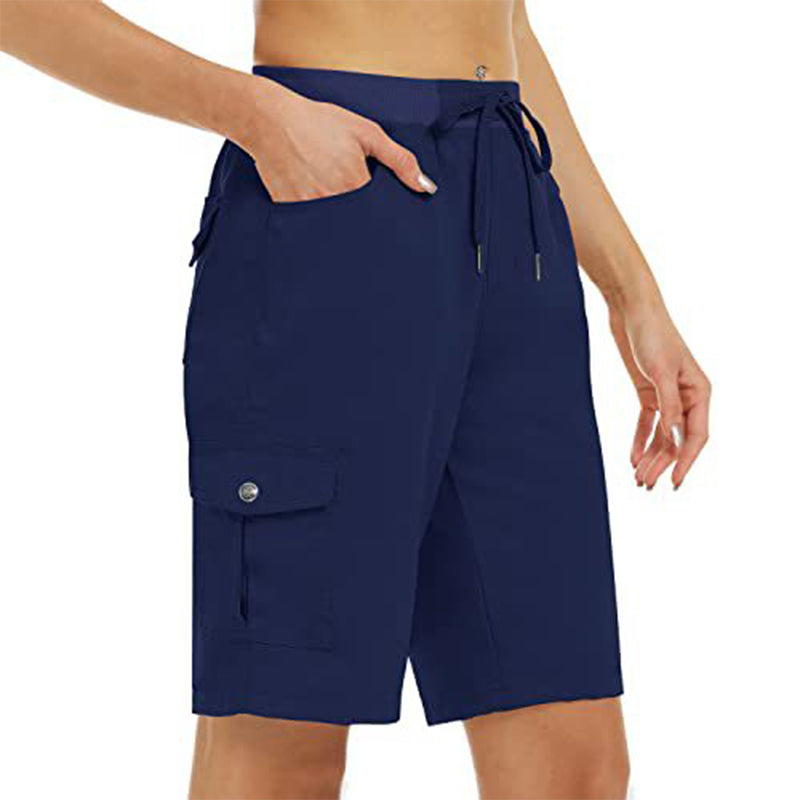 🌬️ Pantaloni scurți cargo femei – uscare rapidă + buzunare.