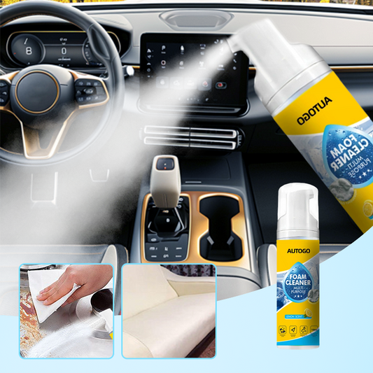 🧼🚗 Spumă puternică pentru interior auto – Îndepărtează petele rapid, fără efort! ✨ Plată la livrare!