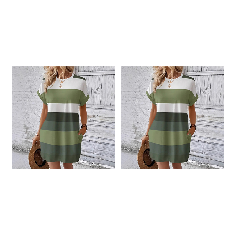 🎯 Rochie midi cu buzunare – comodă, stylish și gata de vacanță!