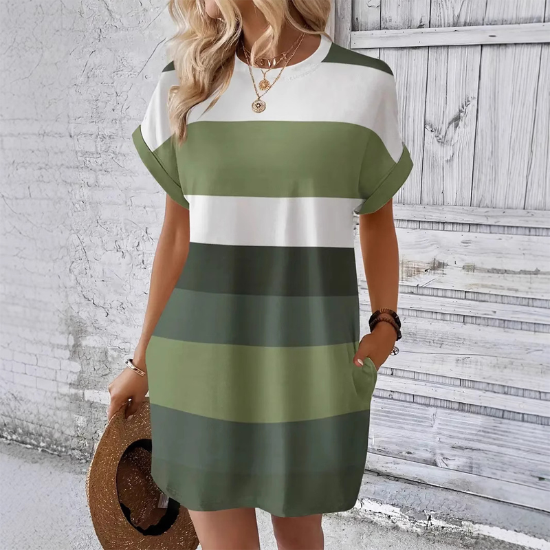 🎯 Rochie midi cu buzunare – comodă, stylish și gata de vacanță!
