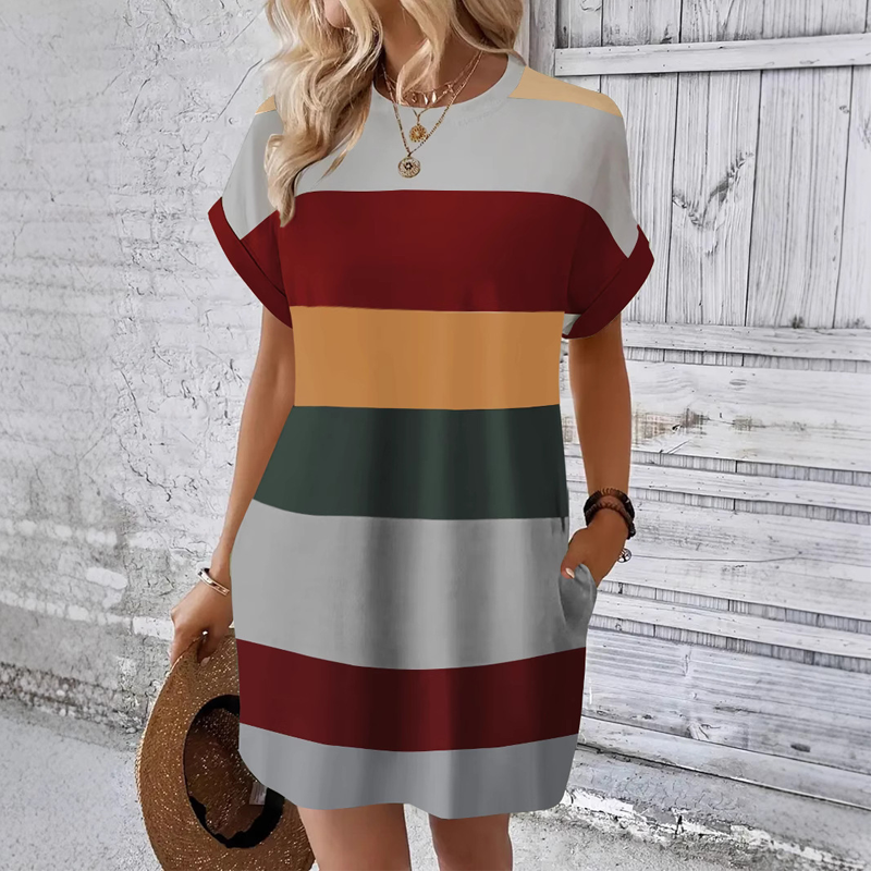 🎯 Rochie midi cu buzunare – comodă, stylish și gata de vacanță!