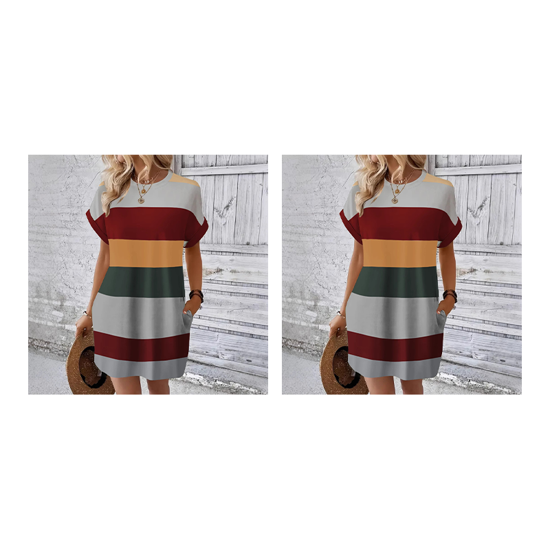 🎯 Rochie midi cu buzunare – comodă, stylish și gata de vacanță!