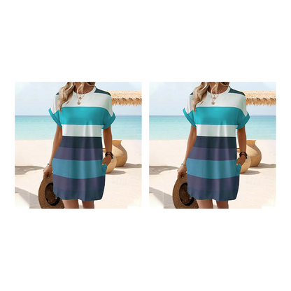 🎯 Rochie midi cu buzunare – comodă, stylish și gata de vacanță!
