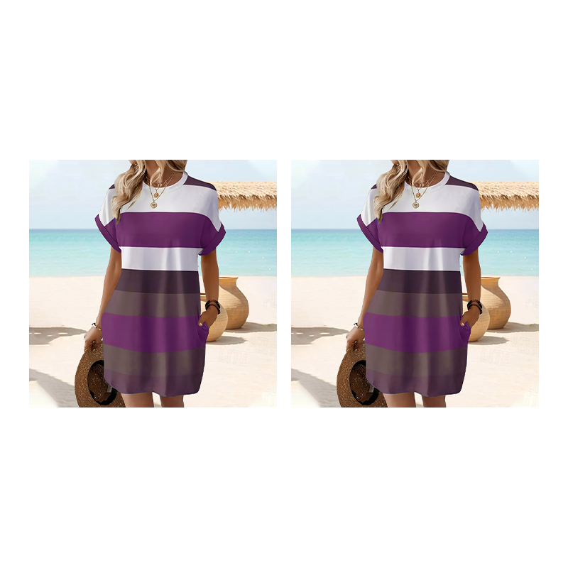 🎯 Rochie midi cu buzunare – comodă, stylish și gata de vacanță!
