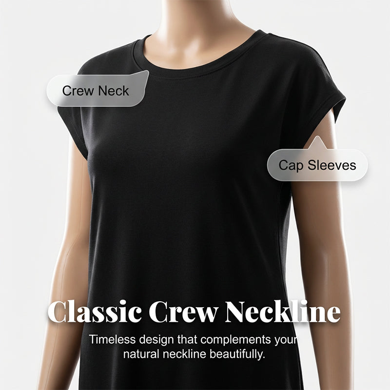 🔥 50% REDUCERE – dar nu știe toată lumea Rochie T-Shirt casual | Mânecă scurtă Arată bine în 2 secunde – confortabilă toată ziua ⏳ Stoc limitat la prețul acesta