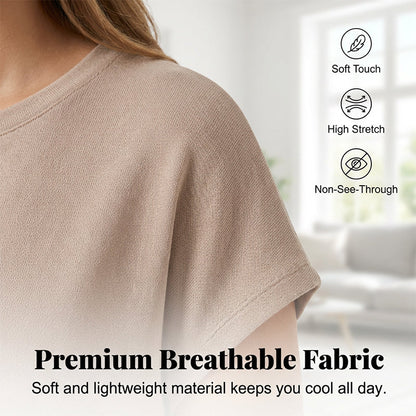 🔥 50% REDUCERE – dar nu știe toată lumea Rochie T-Shirt casual | Mânecă scurtă Arată bine în 2 secunde – confortabilă toată ziua ⏳ Stoc limitat la prețul acesta