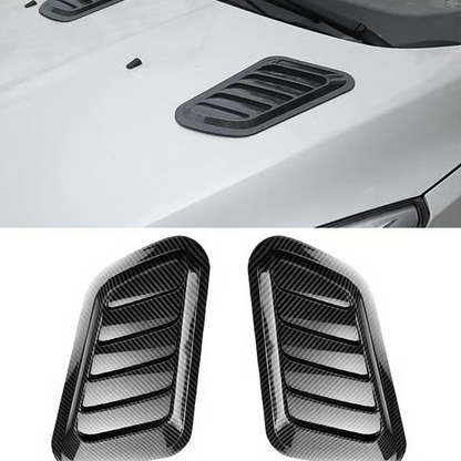 🚗 Priză de aer universală pentru capotă – Aspect fibră de carbon, design sport, montaj simplu! 💨 Plată la livrare!