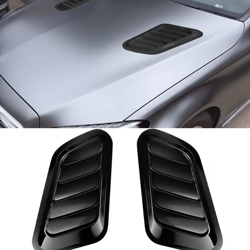 🚗 Priză de aer universală pentru capotă – Aspect fibră de carbon, design sport, montaj simplu! 💨 Plată la livrare!