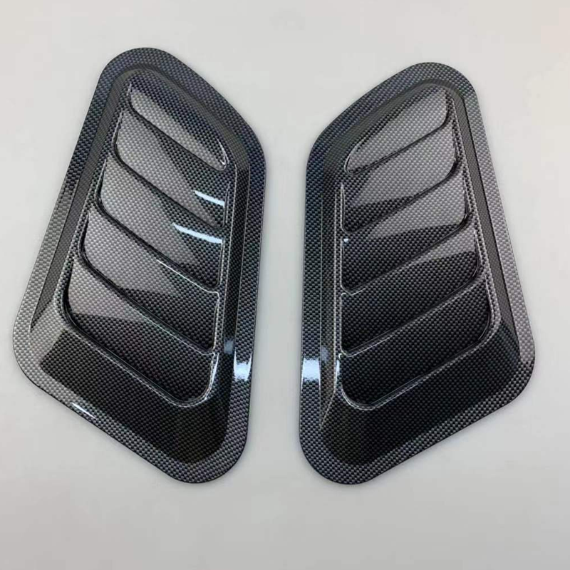 🚗 Priză de aer universală pentru capotă – Aspect fibră de carbon, design sport, montaj simplu! 💨 Plată la livrare!