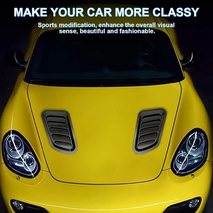 🚗 Priză de aer universală pentru capotă – Aspect fibră de carbon, design sport, montaj simplu! 💨 Plată la livrare!