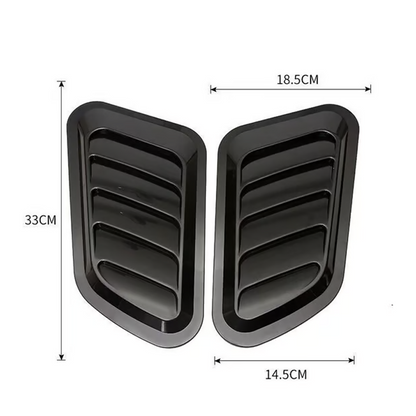 🚗 Priză de aer universală pentru capotă – Aspect fibră de carbon, design sport, montaj simplu! 💨 Plată la livrare!