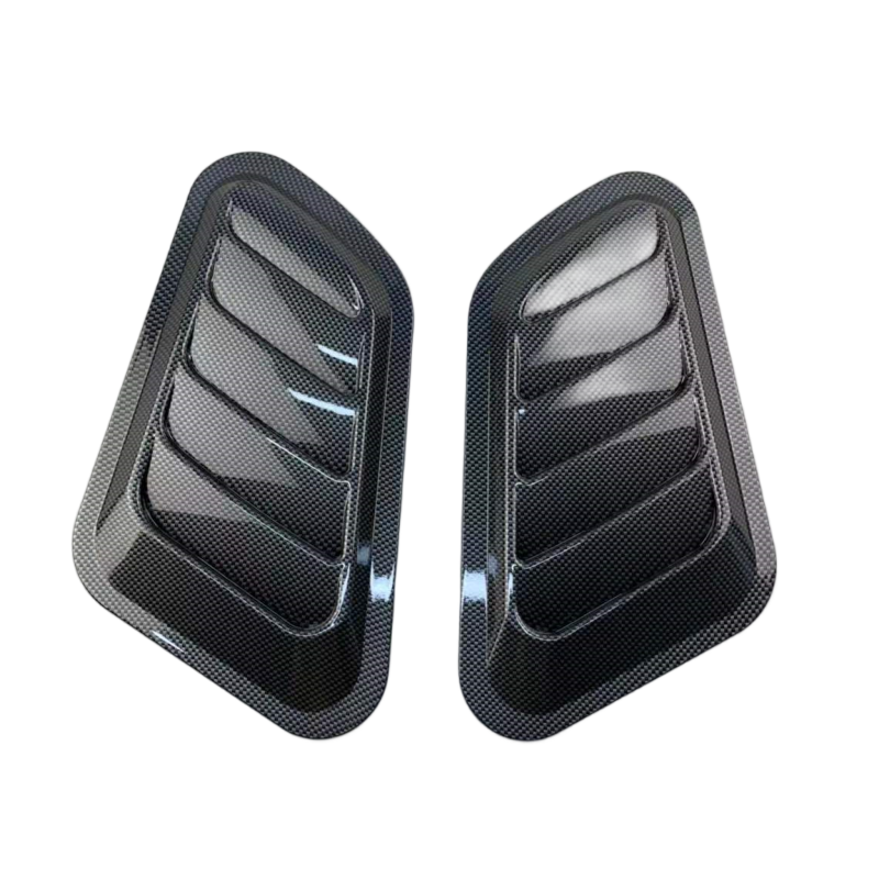 🚗 Priză de aer universală pentru capotă – Aspect fibră de carbon, design sport, montaj simplu! 💨 Plată la livrare!