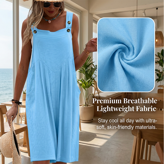 Briza verii? Fix asta simți în salopeta asta largă 🌬️👗