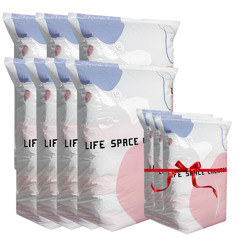 🧳 Economisește 70% din spațiu! Set de 5 pungi de depozitare în vid 3D – FĂRĂ pompă! 😱✨ Perfecte pentru haine, pături, perne. Comandă rapid de pe site-ul nostru! 🔗📦