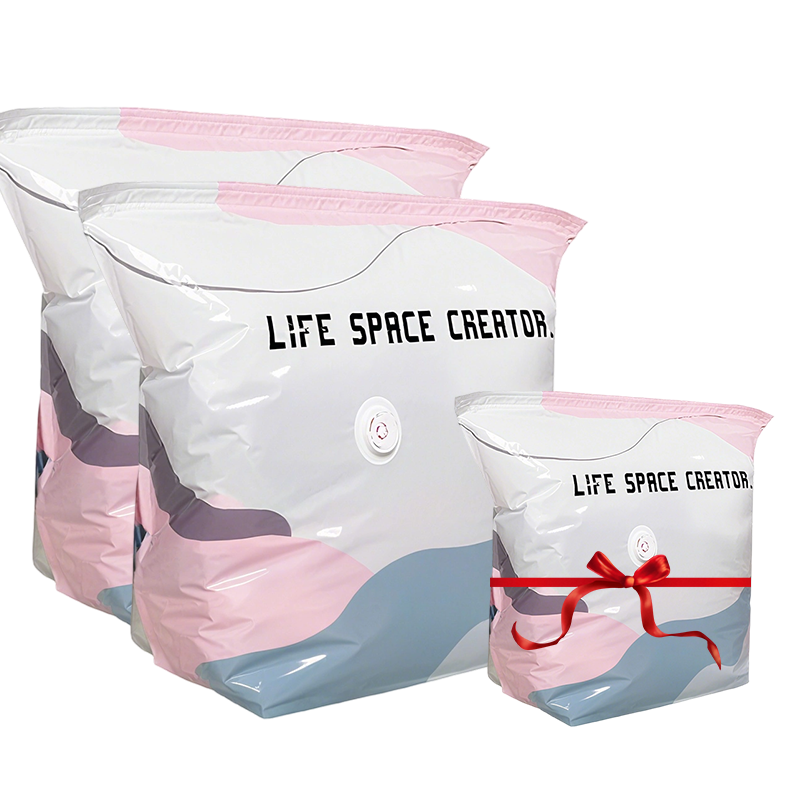 🧳 Economisește 70% din spațiu! Set de 5 pungi de depozitare în vid 3D – FĂRĂ pompă! 😱✨ Perfecte pentru haine, pături, perne. Comandă rapid de pe site-ul nostru! 🔗📦