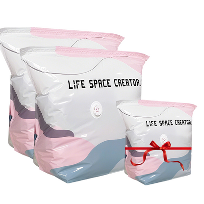 🧳 Economisește 70% din spațiu! Set de 5 pungi de depozitare în vid 3D – FĂRĂ pompă! 😱✨ Perfecte pentru haine, pături, perne. Comandă rapid de pe site-ul nostru! 🔗📦
