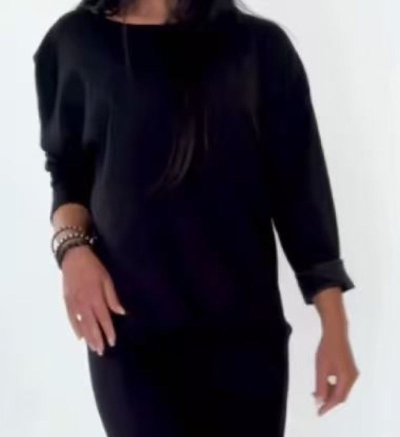 Femei Casual Guler Rotund Rochie Pulover