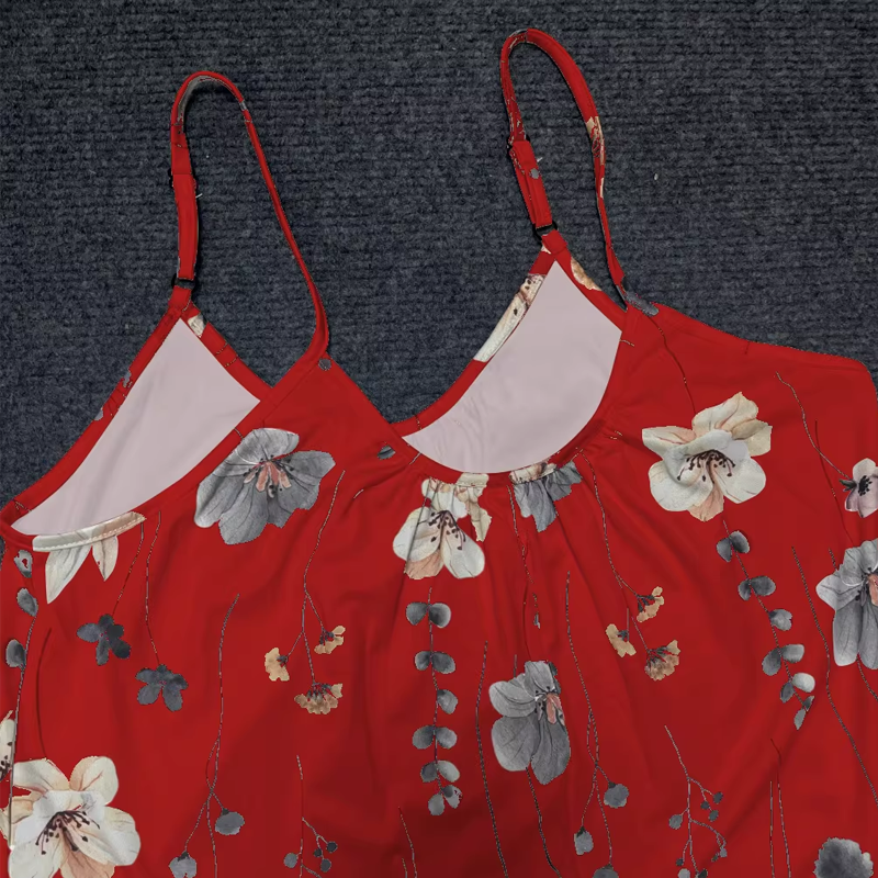 Jumpsuit Casual pentru Femei cu Spaghetti Strap și Imprimat