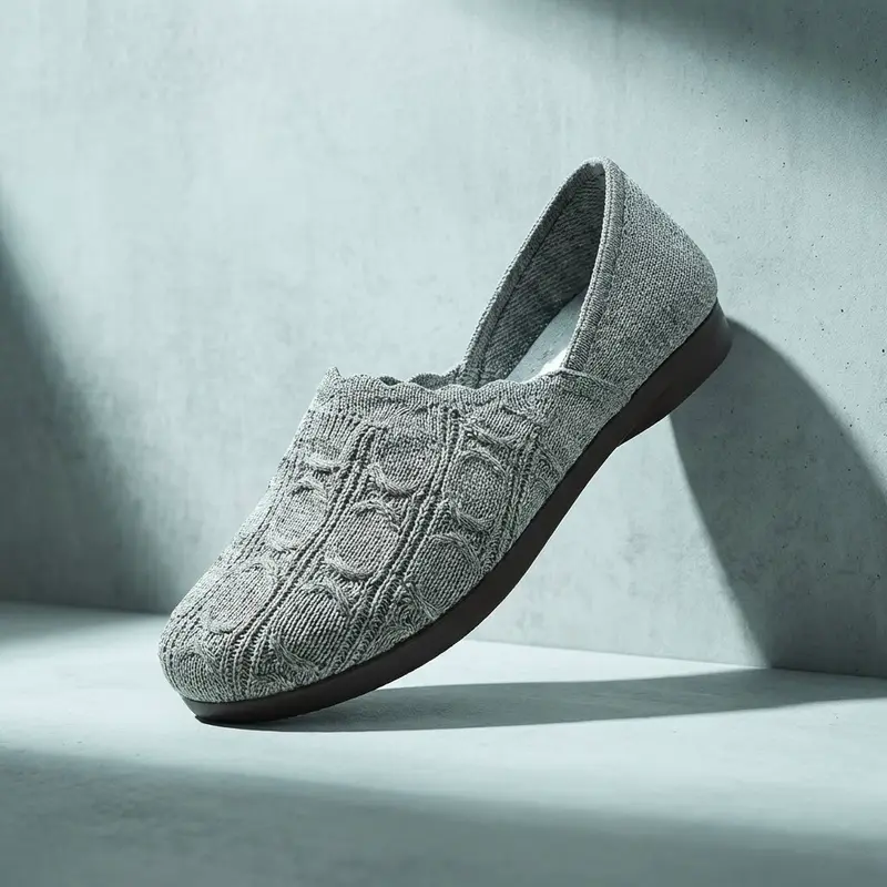 Femei Respirante Țesute Slip-On Apartamente