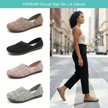 Femei Respirante Țesute Slip-On Apartamente