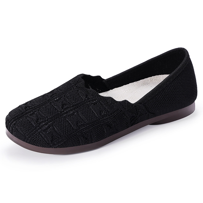 Femei Respirante Țesute Slip-On Apartamente