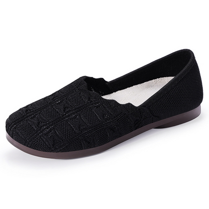 Femei Respirante Țesute Slip-On Apartamente