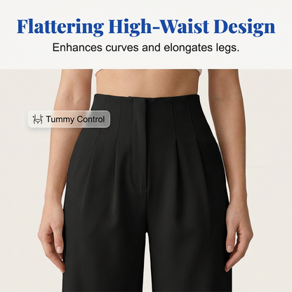 Pantaloni Casual pentru Femei, Culoare Uni, Cu Tăietură Largă