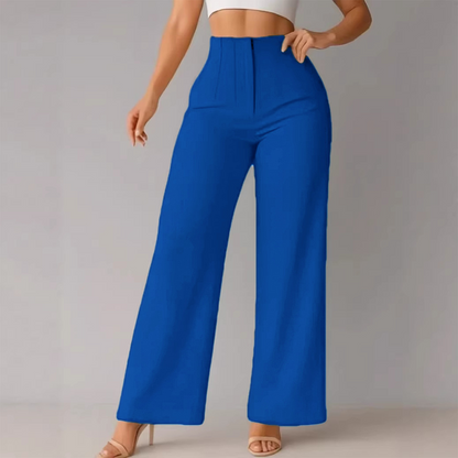 Pantaloni Casual pentru Femei, Culoare Uni, Cu Tăietură Largă