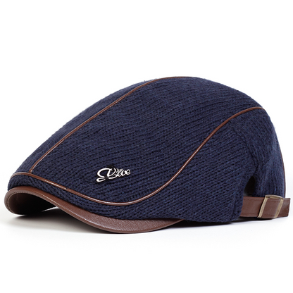 Pălărie clasică unisex🔥Pălărie de ziarist din tricot, călduroasă și elegantă🎻