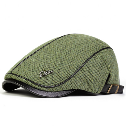 Pălărie clasică unisex🔥Pălărie de ziarist din tricot, călduroasă și elegantă🎻