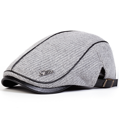 Pălărie clasică unisex🔥Pălărie de ziarist din tricot, călduroasă și elegantă🎻
