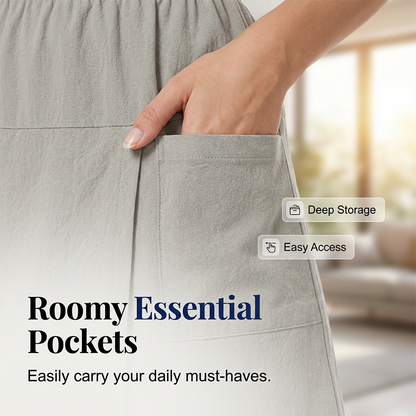 🌸 Fustă scurtă pentru femei – cu talie elastică și înfășurare – confortabilă, feminină, versatilă ✨ Stoc limitat 👇