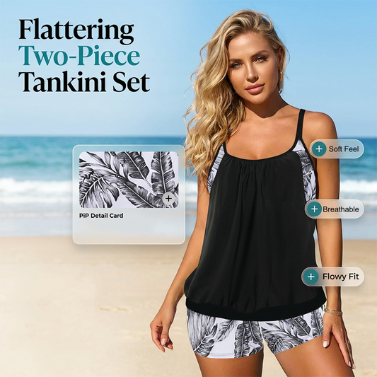 ❤️ Set elegant de două piese pentru femei – bluză tip tankini și pantaloni scurți! Perfect pentru plajă, piscină sau concediu. 📦 Livrare rapidă și plata DOAR la livrare în România. ✅ Comandă acum pe site – stoc limitat!