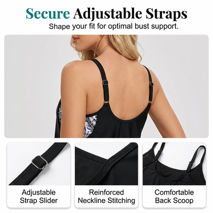 ❤️ Set elegant de două piese pentru femei – bluză tip tankini și pantaloni scurți! Perfect pentru plajă, piscină sau concediu. 📦 Livrare rapidă și plata DOAR la livrare în România. ✅ Comandă acum pe site – stoc limitat!