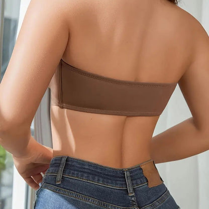 Femei sutien push-up fără bretele, fără armături, cu închidere în față