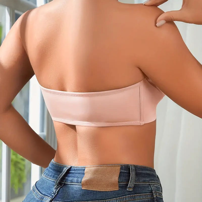 Femei sutien push-up fără bretele, fără armături, cu închidere în față