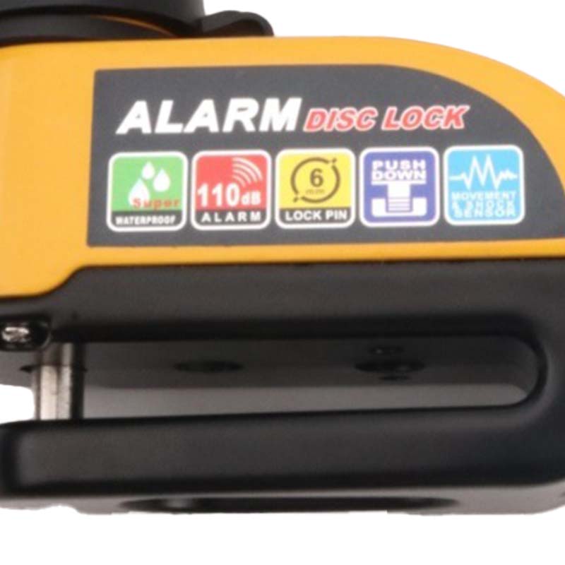 🔒 Asigură-ți motocicleta instantaneu! Blocator de disc cu alarmă de 110dB și senzor de mișcare. 🏍️🔊 Plată la livrare!