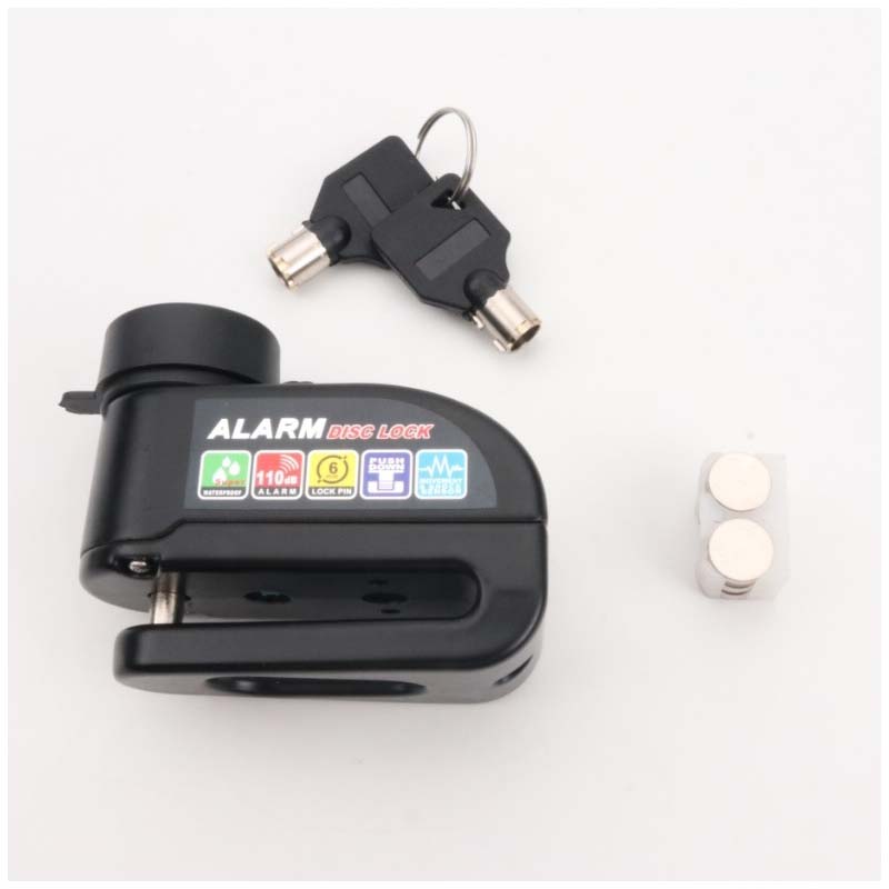 🔒 Asigură-ți motocicleta instantaneu! Blocator de disc cu alarmă de 110dB și senzor de mișcare. 🏍️🔊 Plată la livrare!
