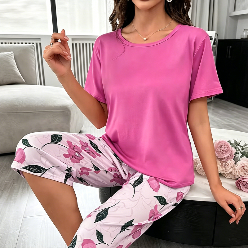 🌙 Set pijamale confortabile de vară – Respirabil, lejer, perfect pentru nopți calde. Stoc limitat!
