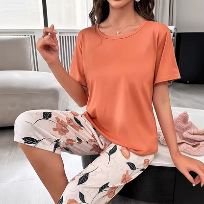 🌙 Set pijamale confortabile de vară – Respirabil, lejer, perfect pentru nopți calde. Stoc limitat!