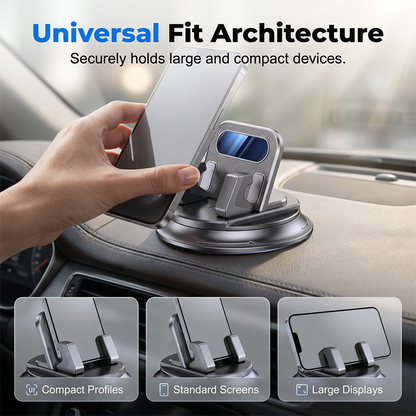 🚗✨ Suport auto rotativ pentru bord – prindere anti-alunecare, reglabil 360°, conducere în siguranță! 🛡️📱 Plată la livrare!