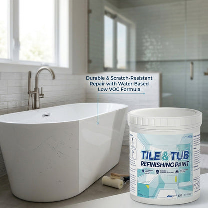 🎨 Set premium vopsea pentru plăci ceramice și căzi – Renovează fără să înlocuiești! 🛁✨ Plată la livrare!