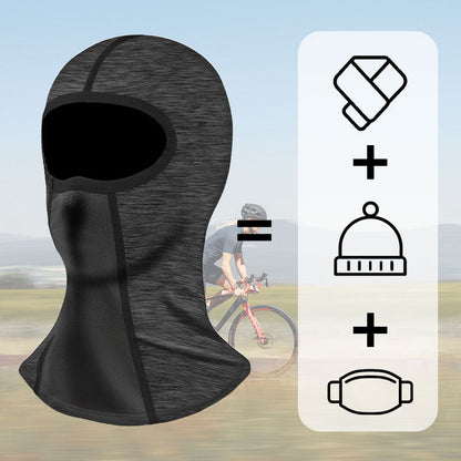 🌬️☀️ Mască integrală anti-vânt – filtru UPF 50+, uscare rapidă. Protecție solară pentru ciclism și motociclism! 🏍️ Plată la livrare!