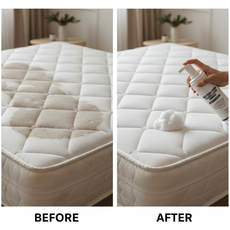 🛏️✨ Curățător cu spumă pentru saltele – Reîmprospătează-ți patul, fără apă, fără efort! ✅ Plată la livrare!