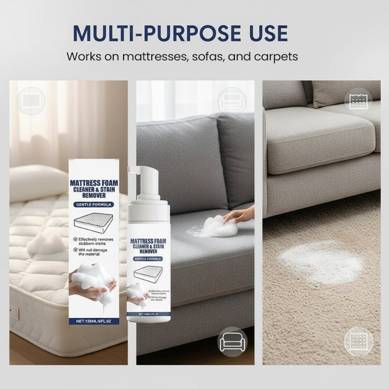 🛏️✨ Curățător cu spumă pentru saltele – Reîmprospătează-ți patul, fără apă, fără efort! ✅ Plată la livrare!