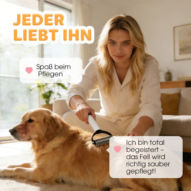 🔥 Perie pentru îndepărtarea nodurilor și a părului mort la câini – eficientă și delicată. 🐕 Plată la livrare!